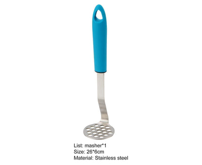 Vegetable Masher Stainless Steel - Blue V1263-JX-868