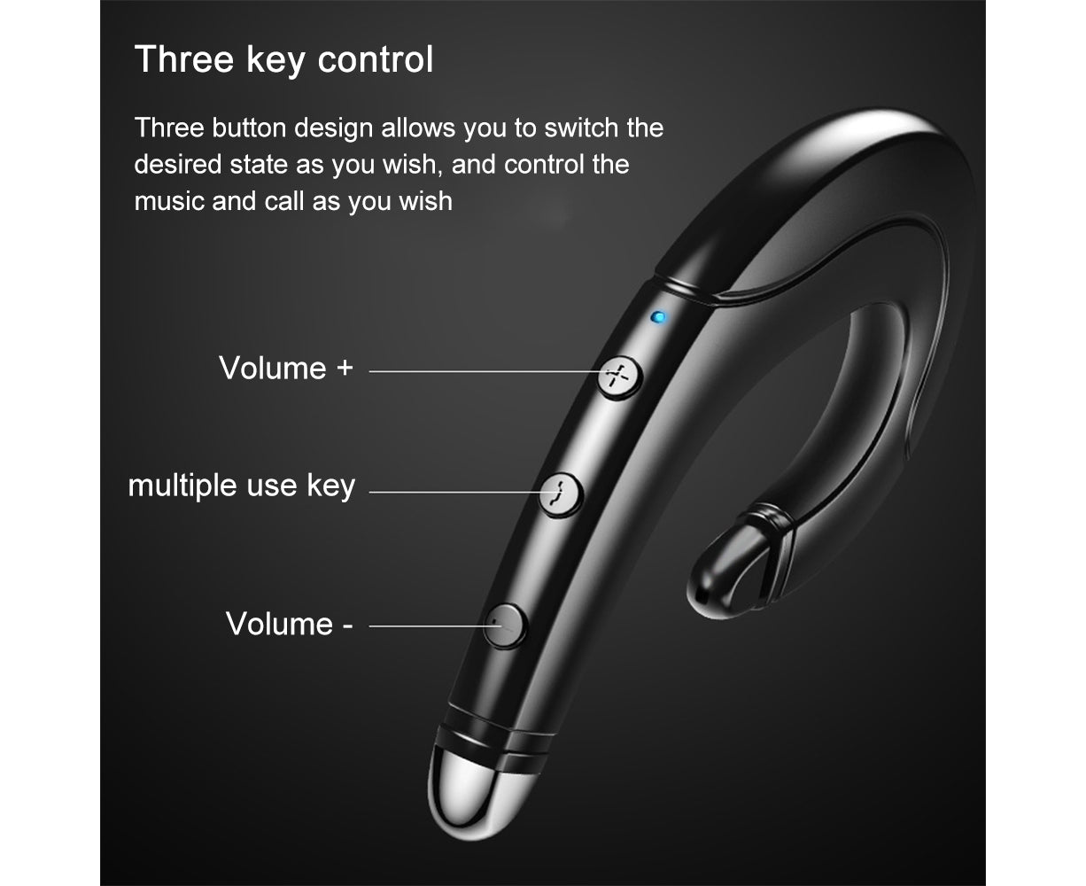 True Wireless Bluetooth Invisible Single Earbud with Microphone V1263-JX-87