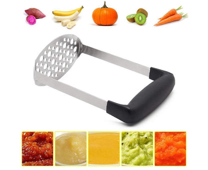 Stainless Steel Puree Potato Masher Kitchen Tool Vegetables Fruits Ricer Presser V1263-JX-874