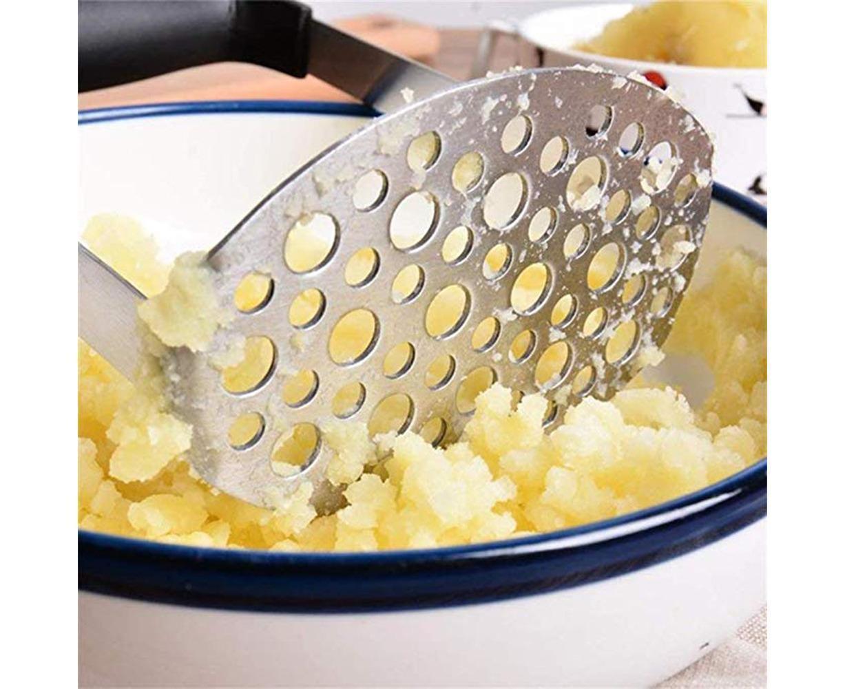 Stainless Steel Puree Potato Masher Kitchen Tool Vegetables Fruits Ricer Presser V1263-JX-874