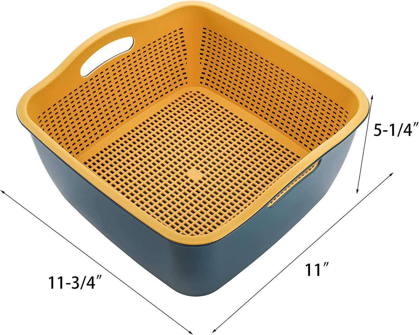 Kitchen Strainer Set - Double-Layer Plastic - Detachable V1263-JX-879