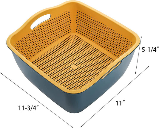 Kitchen Strainer Set - Double-Layer Plastic - Detachable V1263-JX-879