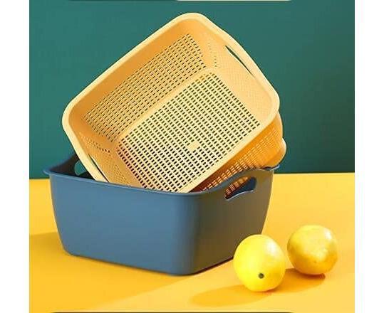 Kitchen Strainer Set - Double-Layer Plastic - Detachable V1263-JX-879