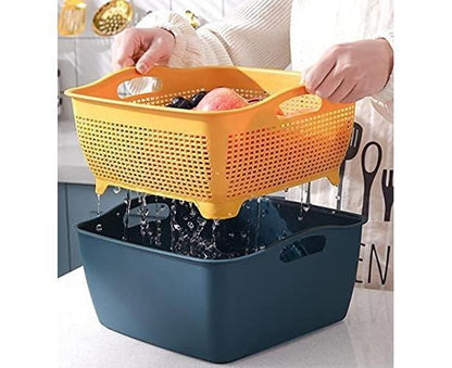 Kitchen Strainer Set - Double-Layer Plastic - Detachable V1263-JX-879