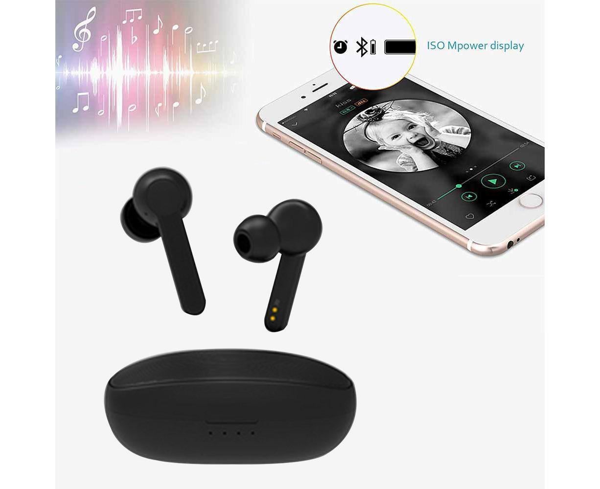 Bluetooth 5.0 Wireless Earbuds TWS Stereo Headphones with Mic V1263-JX-88