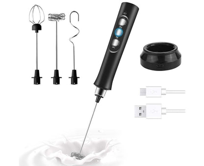 Milk Frother - Handheld Electric - USB Rechargeable V1263-JX-891