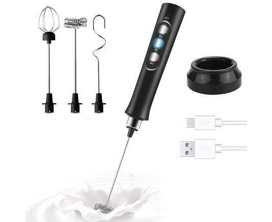 Milk Frother - Handheld Electric - USB Rechargeable V1263-JX-891
