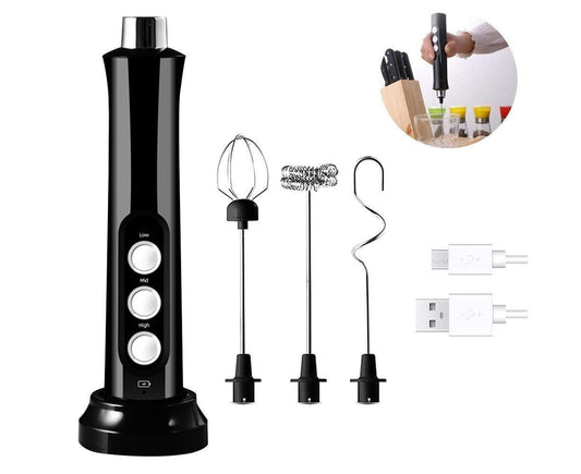 Milk Frother - Handheld Electric - USB Rechargeable V1263-JX-891
