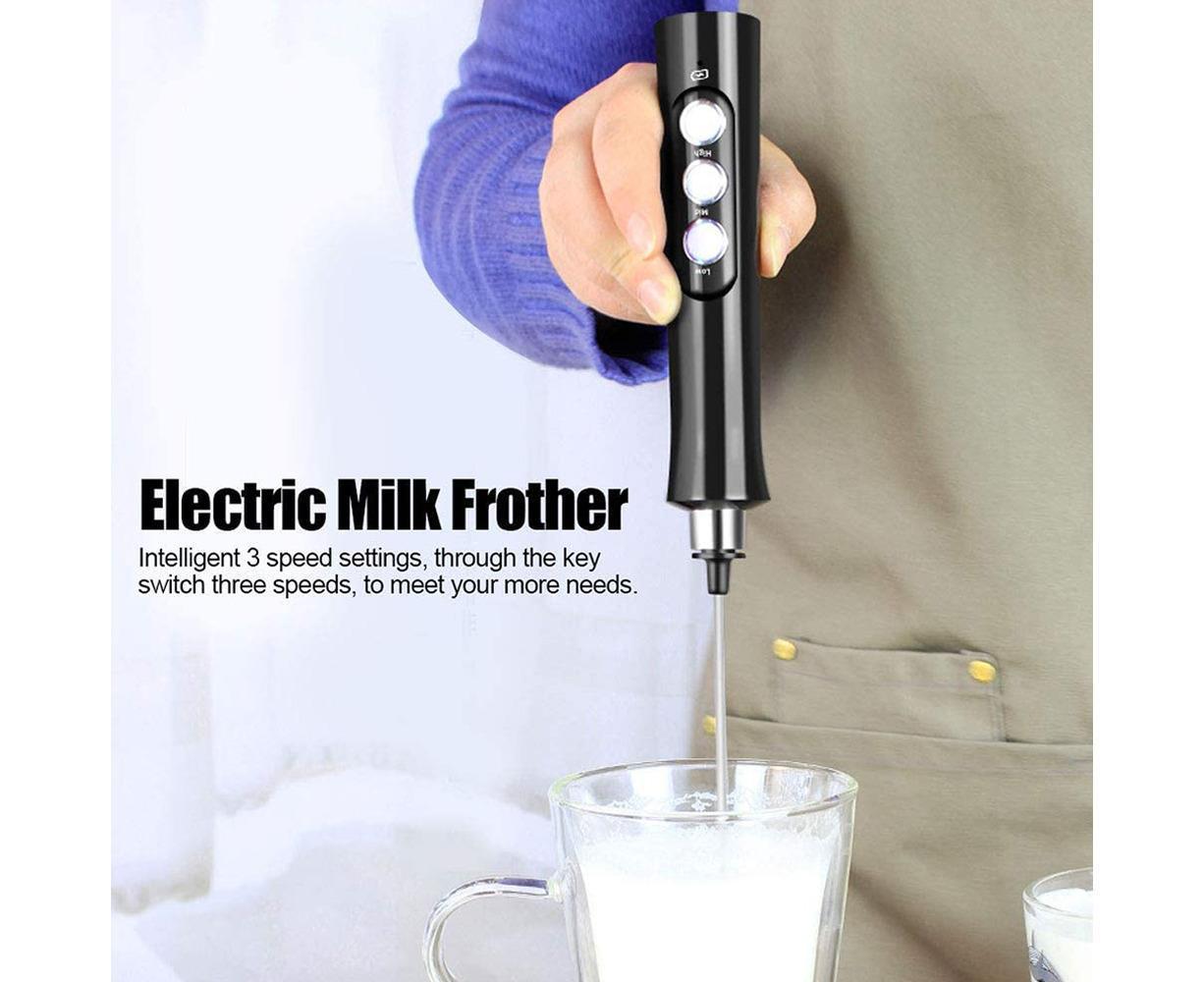 Milk Frother - Handheld Electric - USB Rechargeable V1263-JX-891