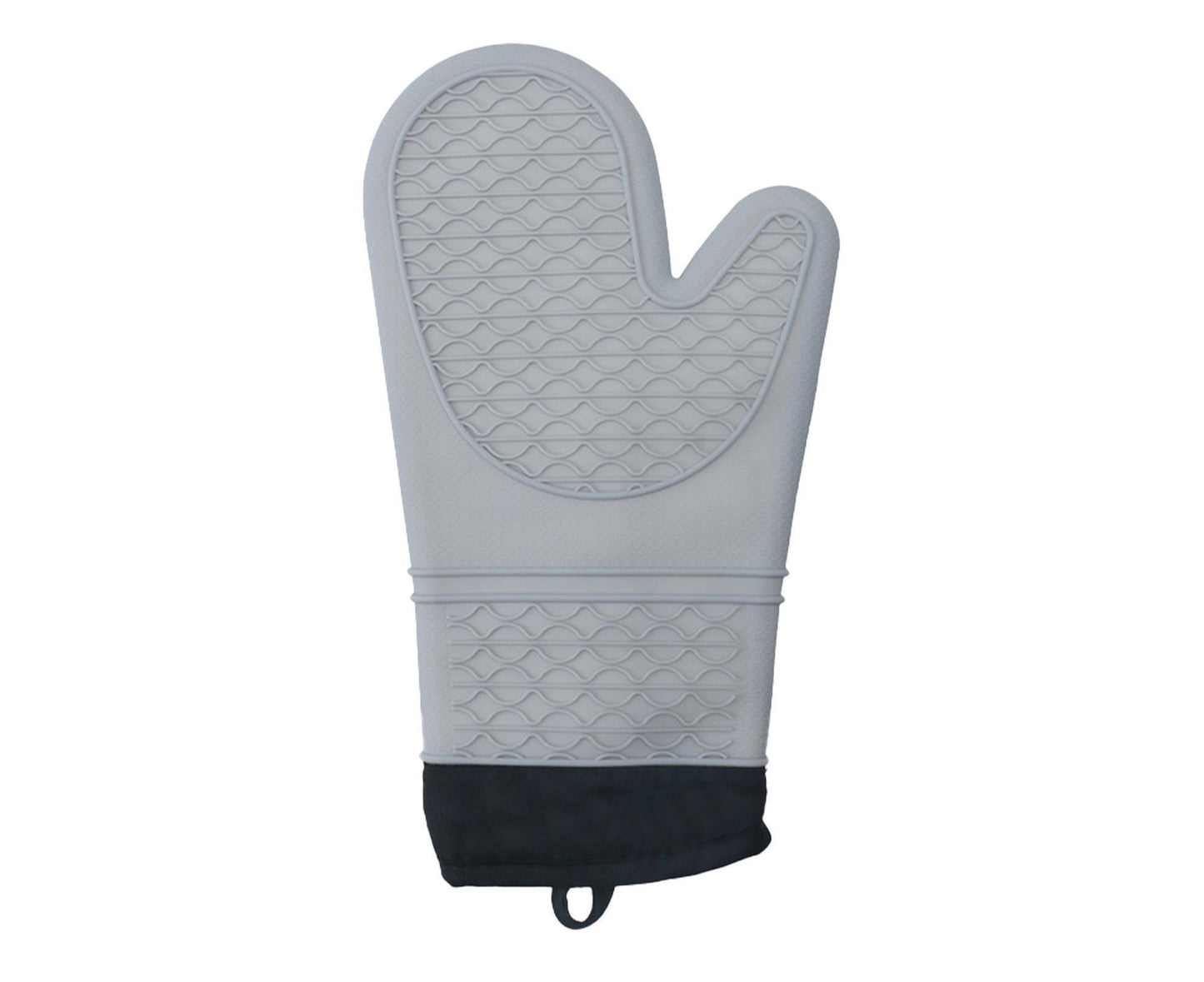 1Pc Oven Mitt Silicone Extra Length - Gray V1263-JX-898