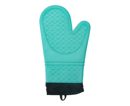 1Pc Oven Mitt Silicone Extra Length - Green V1263-JX-902
