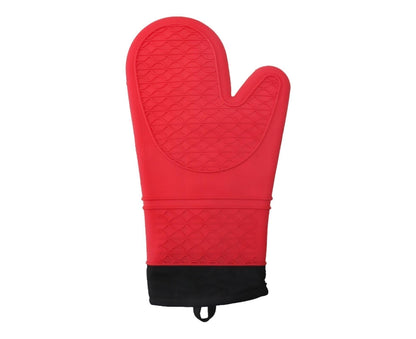 1Pc Oven Mitt Silicone Extra Length - Red V1263-JX-903