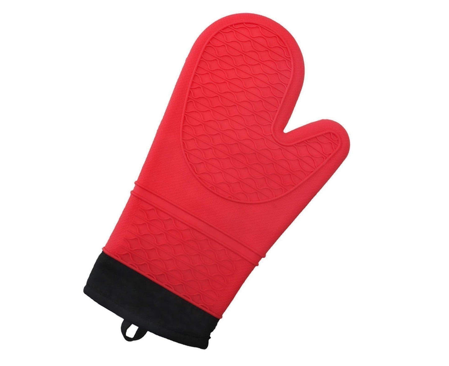 1Pc Oven Mitt Silicone Extra Length - Red V1263-JX-903