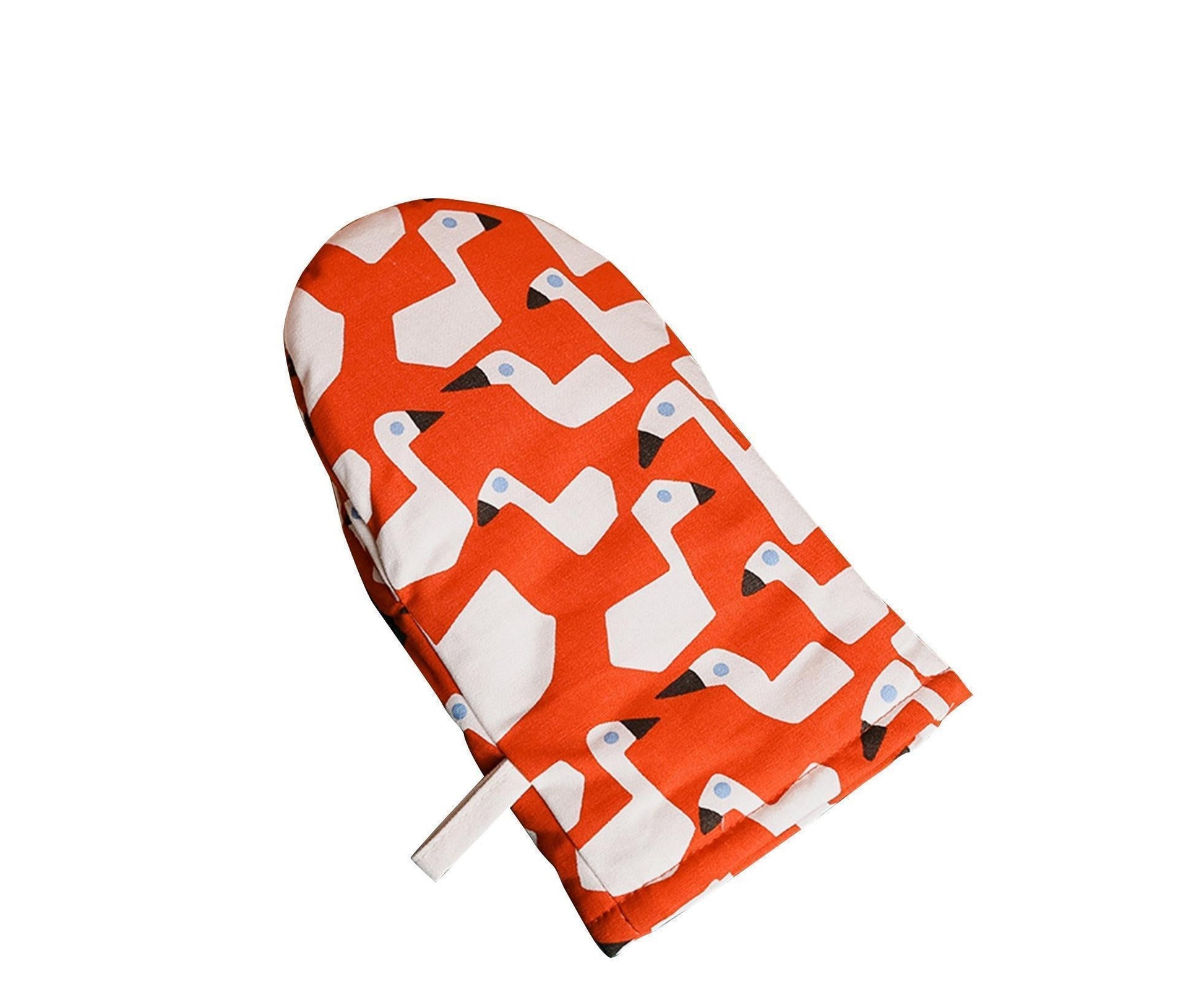 Microwave Oven Anti-scald Glove Kitchen Baking Heat Resistant Non-slip Mitten-Orange V1263-JX-905