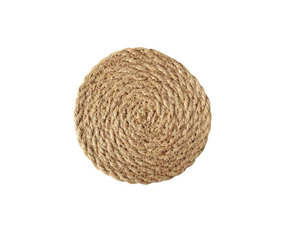 Elegant Good Woven Placemat Eco-friendly Fine Texture Straw Dinner Mat for Home-30cm V1263-JX-909