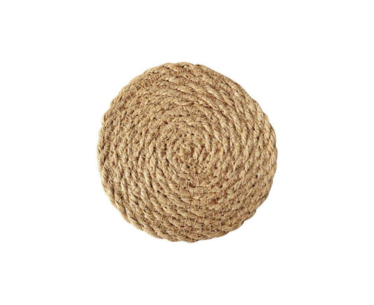 Elegant Good Woven Placemat Eco-friendly Fine Texture Straw Dinner Mat for Home-30cm V1263-JX-909
