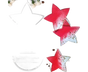 1 Set Star Shape Coaster Mold - Transparent V1263-JX-910