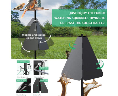 Squirrel Baffle Smooth Surface Bird Feeder Guard - A V1263-JX-912