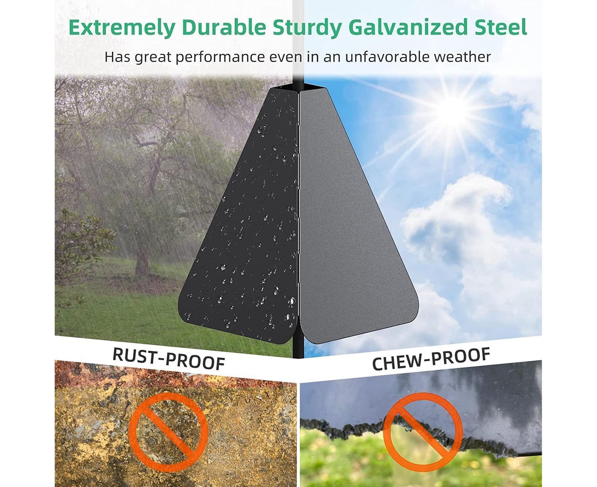 Squirrel Baffle Smooth Surface Bird Feeder Guard - A V1263-JX-912