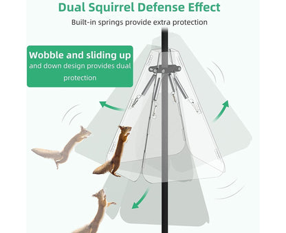 Squirrel Baffle Smooth Surface Bird Feeder Guard - A V1263-JX-912