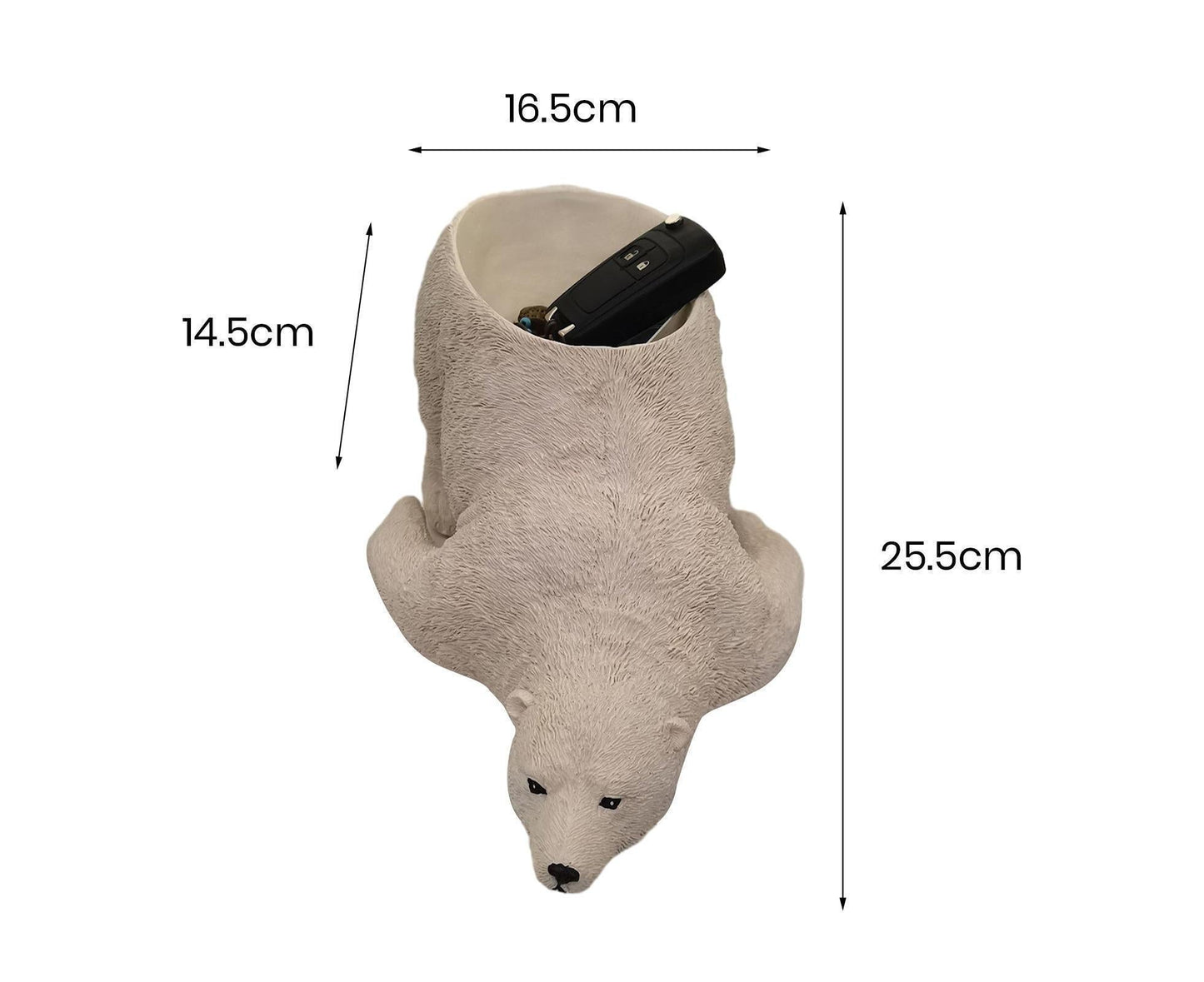 Polar Bear Craft Decorative Entrance Holder - White V1263-JX-913
