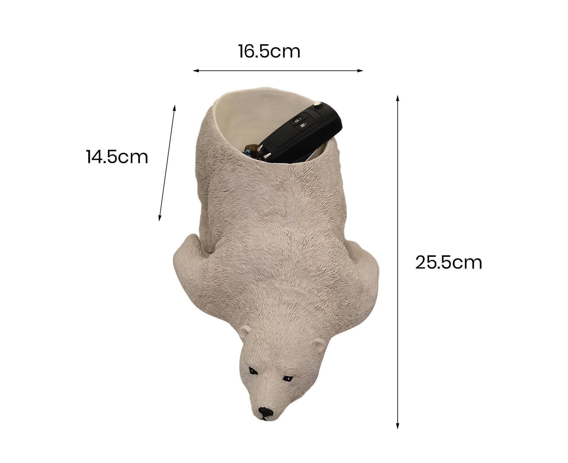 Polar Bear Craft Decorative Entrance Holder - White V1263-JX-913