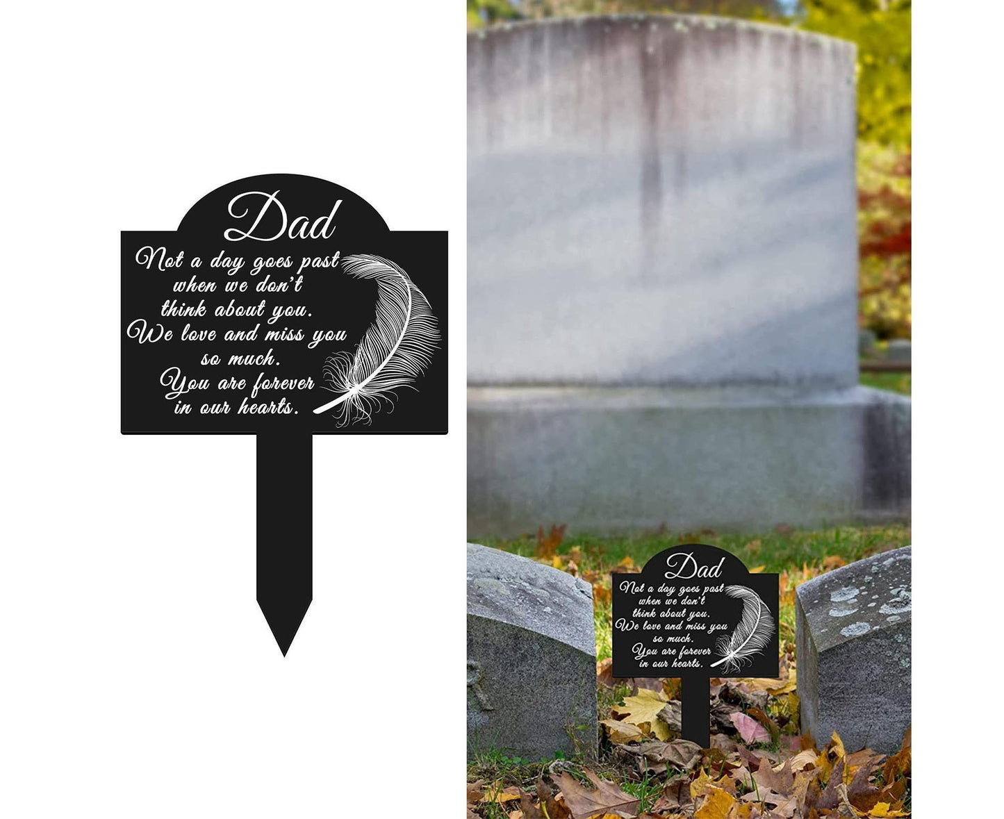 Garden Plaque Memorial Remembrance Stake - A V1263-JX-915