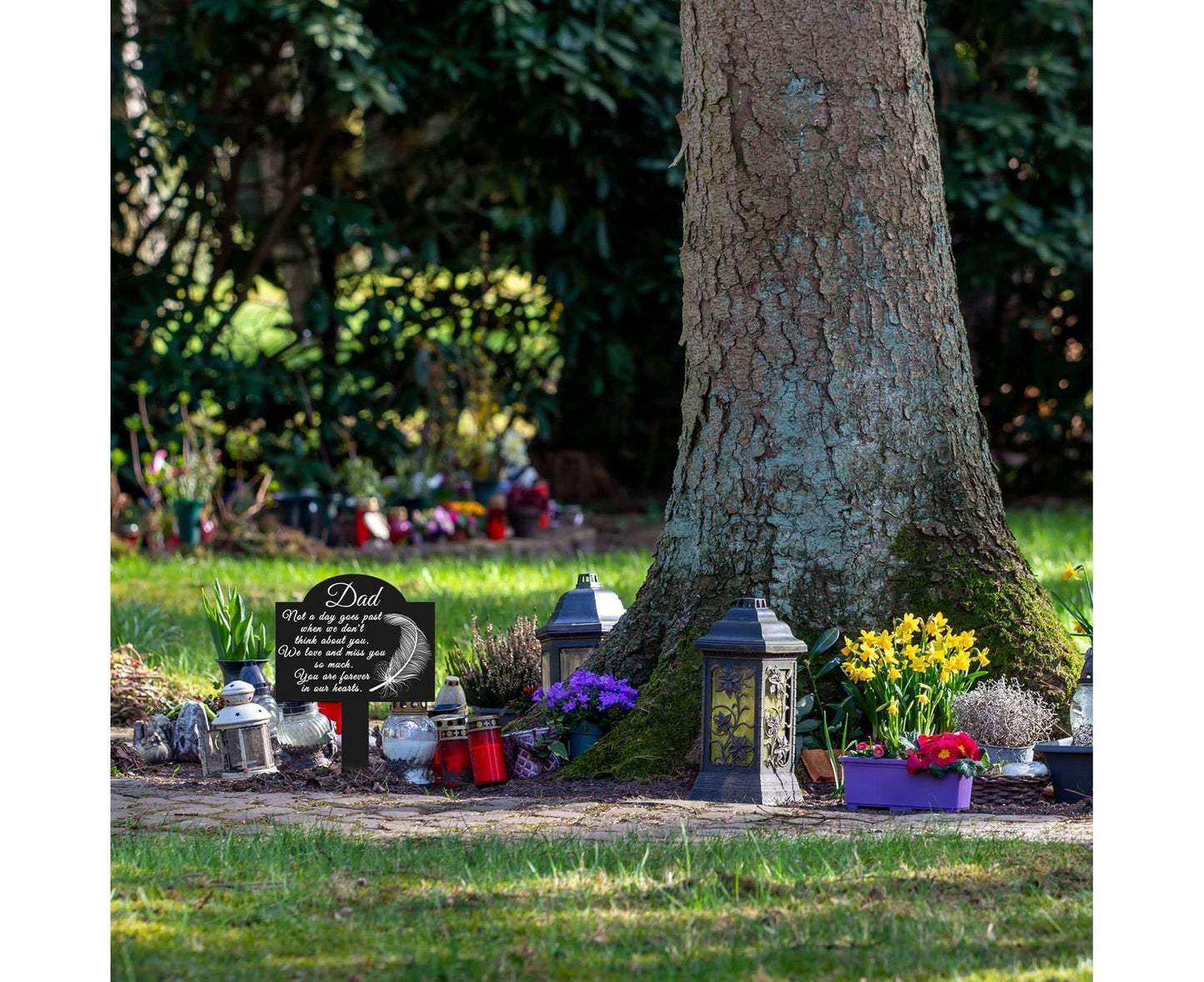 Garden Plaque Memorial Remembrance Stake - A V1263-JX-915