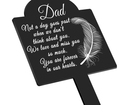 Garden Plaque Memorial Remembrance Stake - A V1263-JX-915