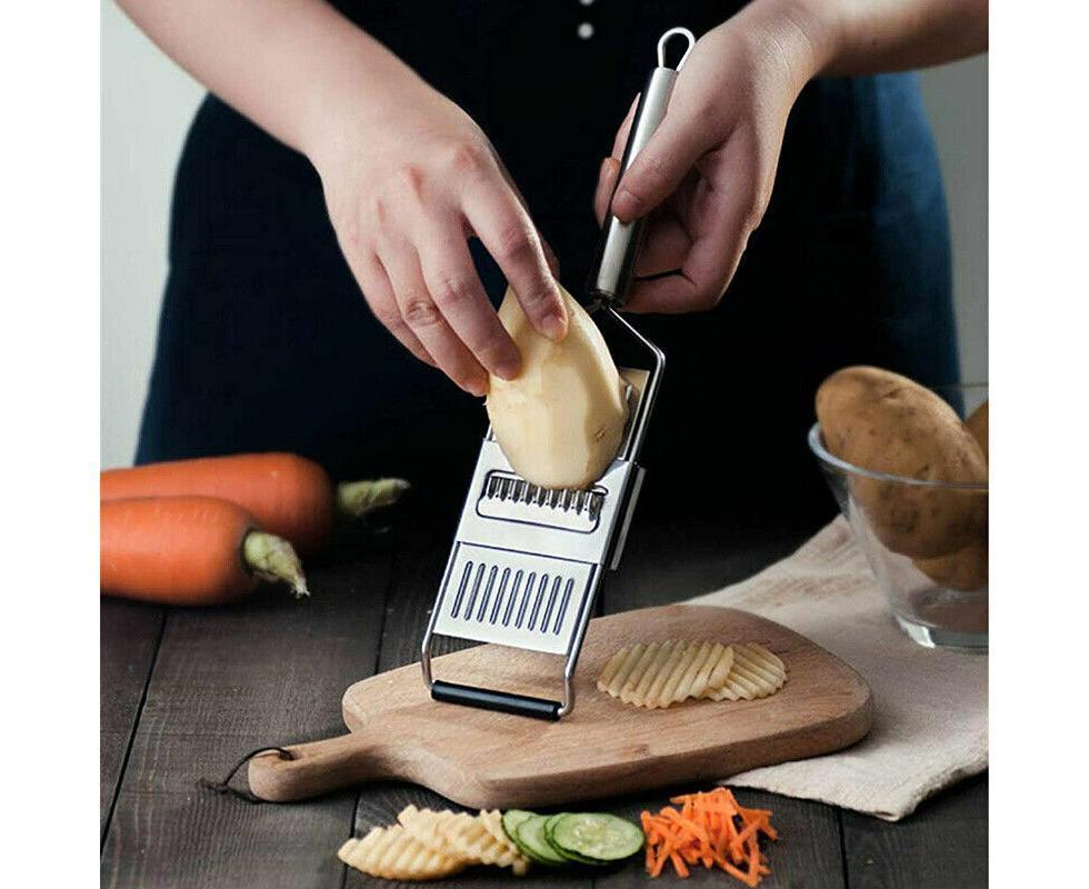 Multi-Purpose Vegetable Slicer Peeler Stainless Steel Grater Shredder Cutter V1263-JX-919