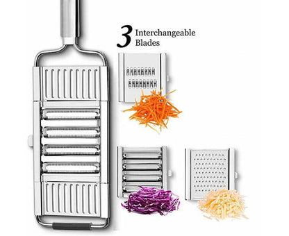 Multi-Purpose Vegetable Slicer Peeler Stainless Steel Grater Shredder Cutter V1263-JX-919