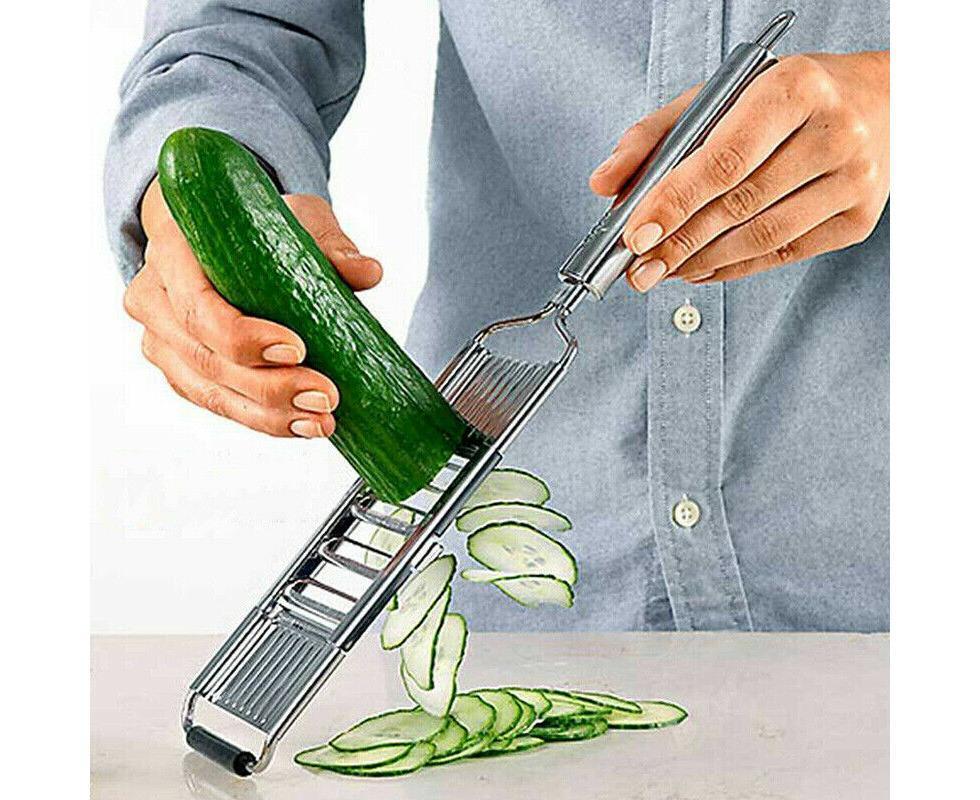 Multi-Purpose Vegetable Slicer Peeler Stainless Steel Grater Shredder Cutter V1263-JX-919