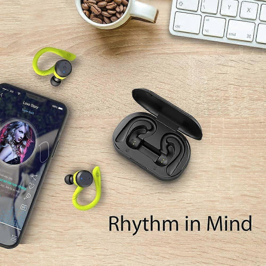 Sport In-Ear TWS Headphone True Wireless Bluetooth 5.0 Sports Earbuds, IPX7 Waterproof Stereo Sound, Built-in V1263-JX-92