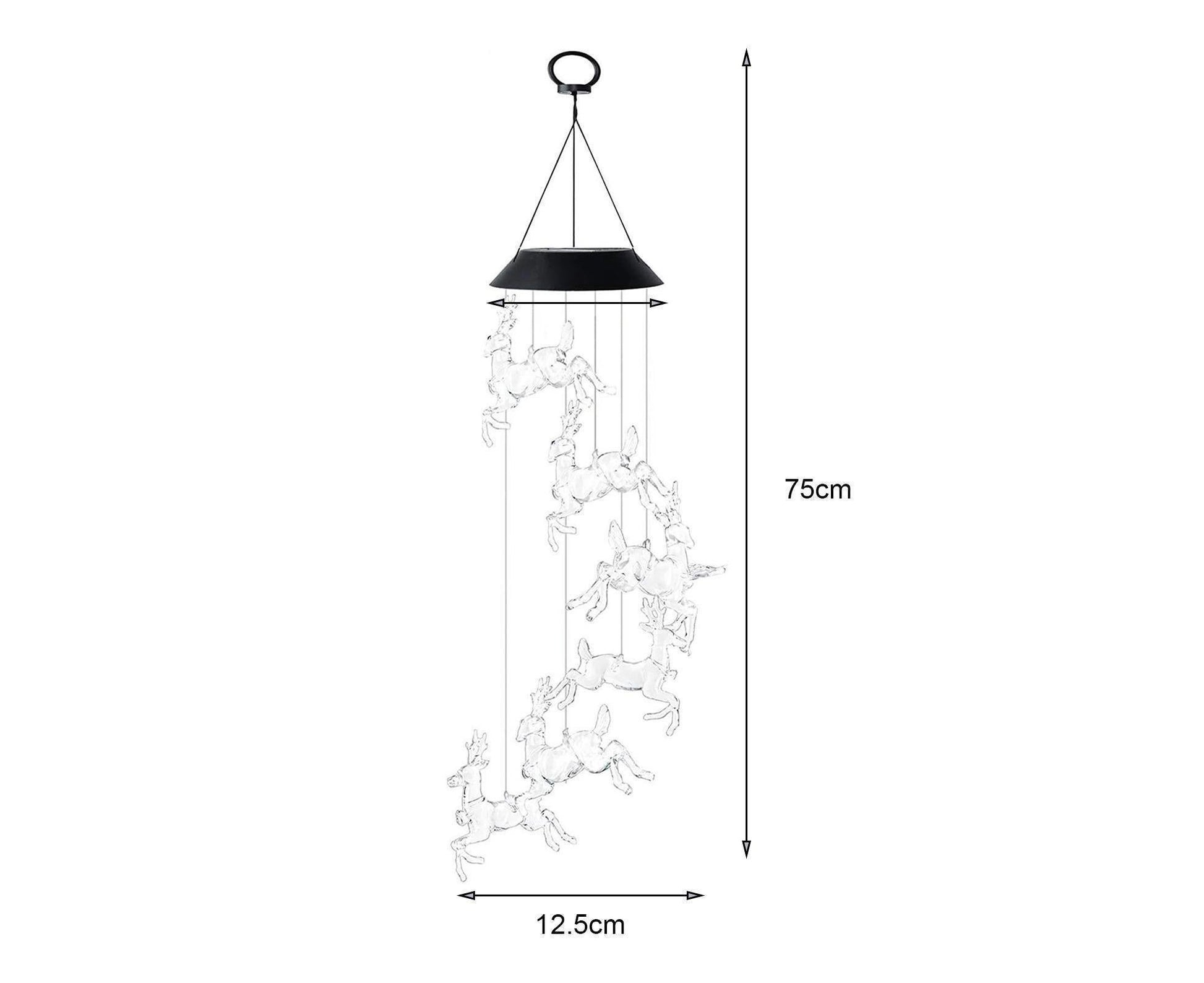 Solar Halloween Wind Chime Light - Elk V1263-JX-922