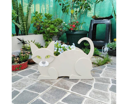 Flower Pot Cat Shape Garden Decoration - H V1263-JX-923
