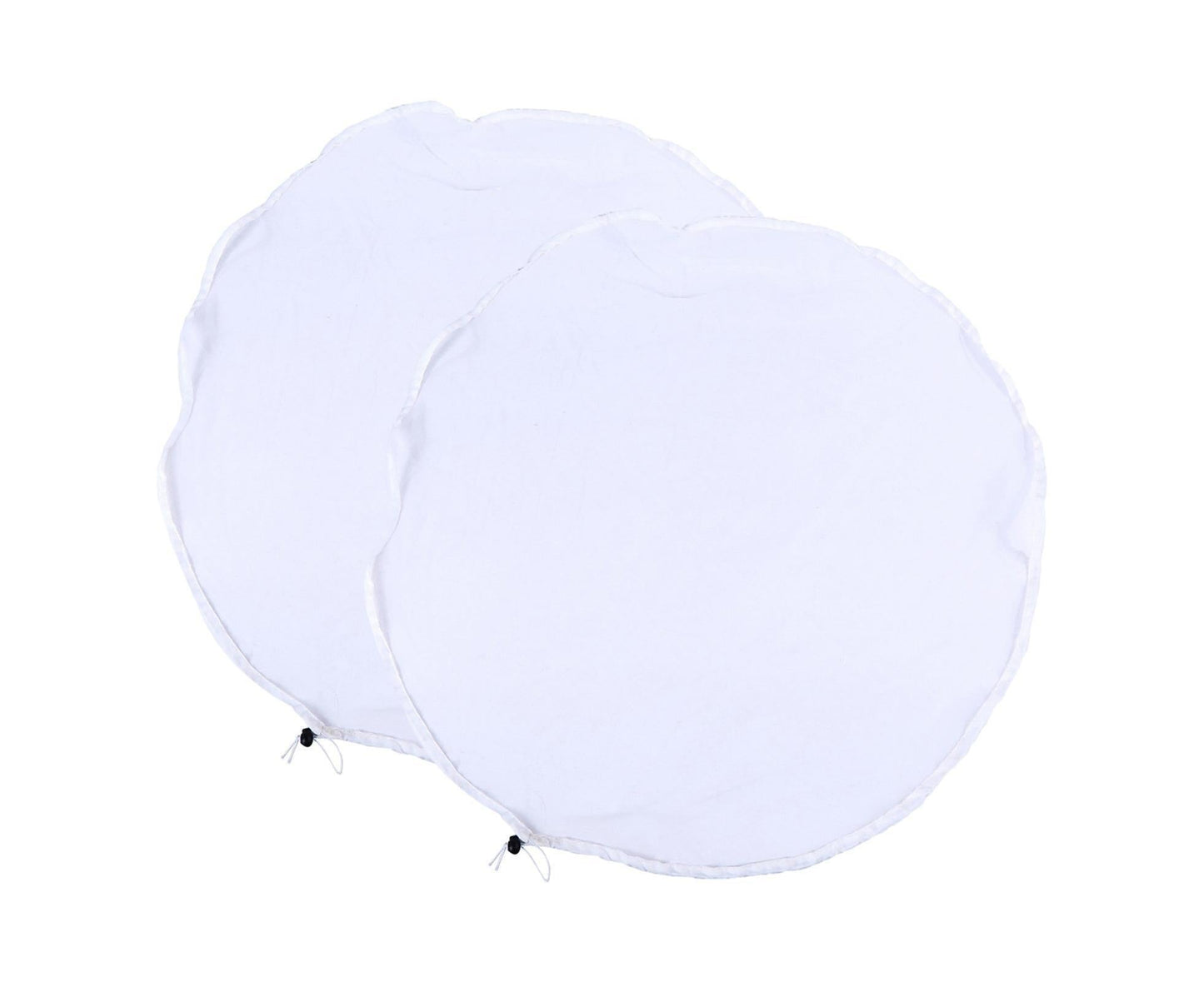2Pcs Mesh Rain Barrel Cover - White V1263-JX-924