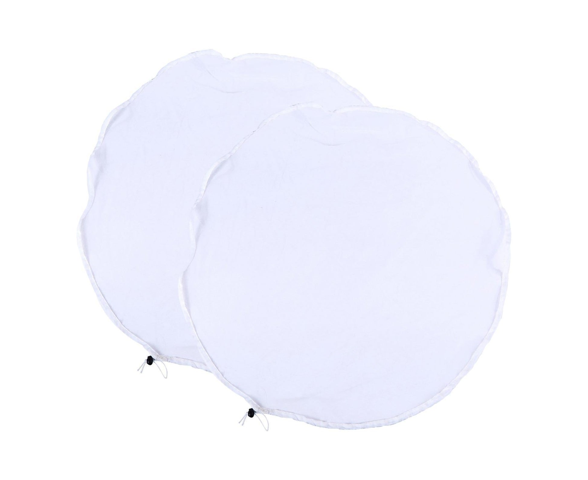 2Pcs Mesh Rain Barrel Cover - White V1263-JX-924