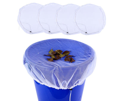 2Pcs Mesh Rain Barrel Cover - White V1263-JX-924