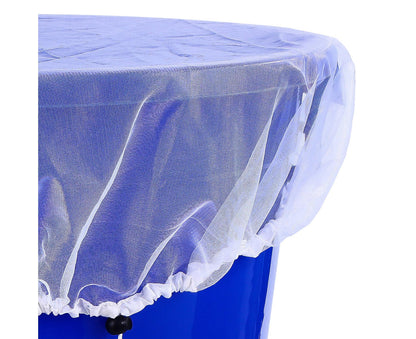 2Pcs Mesh Rain Barrel Cover - White V1263-JX-924