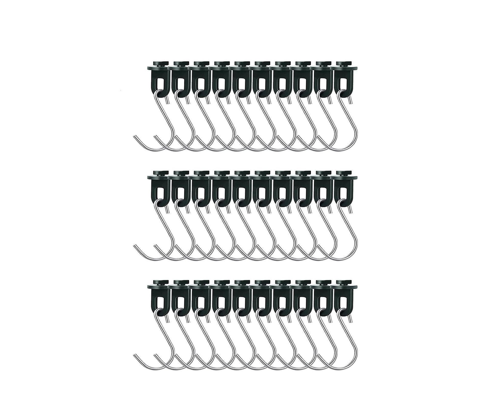 1 Set Plant Hanging Hook S-shaped - Green V1263-JX-929
