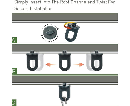 1 Set Plant Hanging Hook S-shaped - Green V1263-JX-929