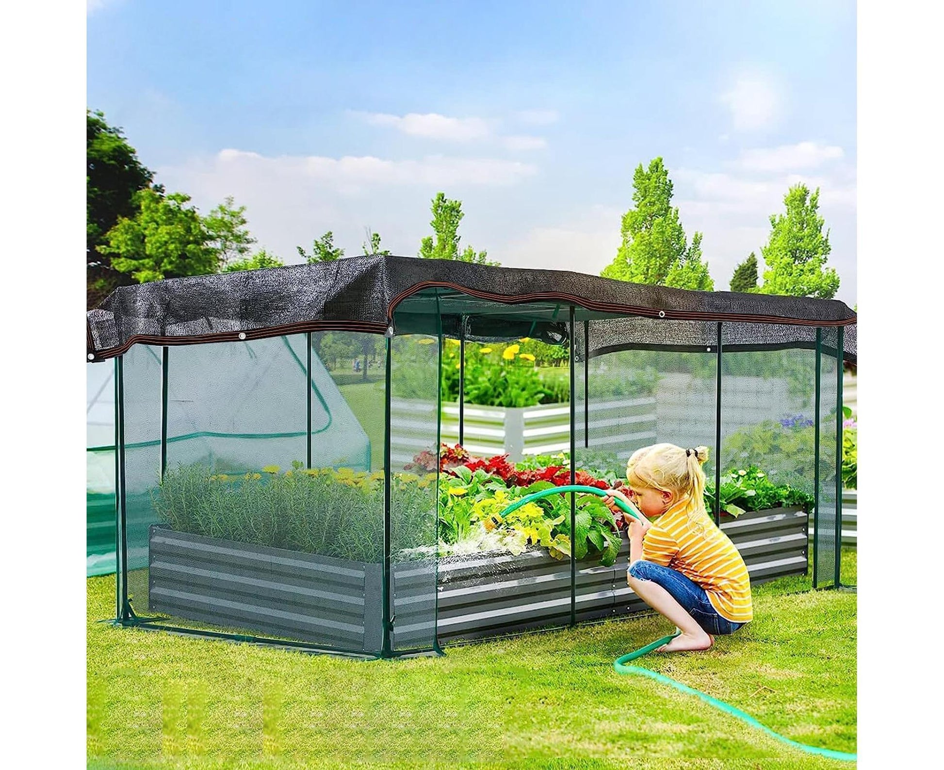 Black Shade Cloth with Grommets - S V1263-JX-932