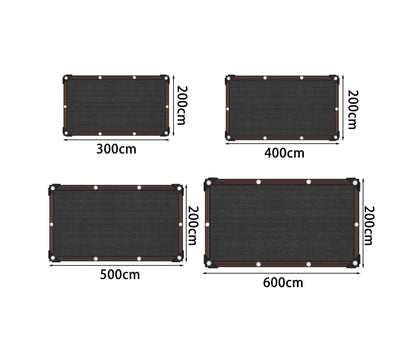 Black Shade Cloth with Grommets - S V1263-JX-932