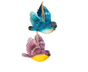 1 Set Decorative Resin Birds Pendant - Multicolor V1263-JX-936