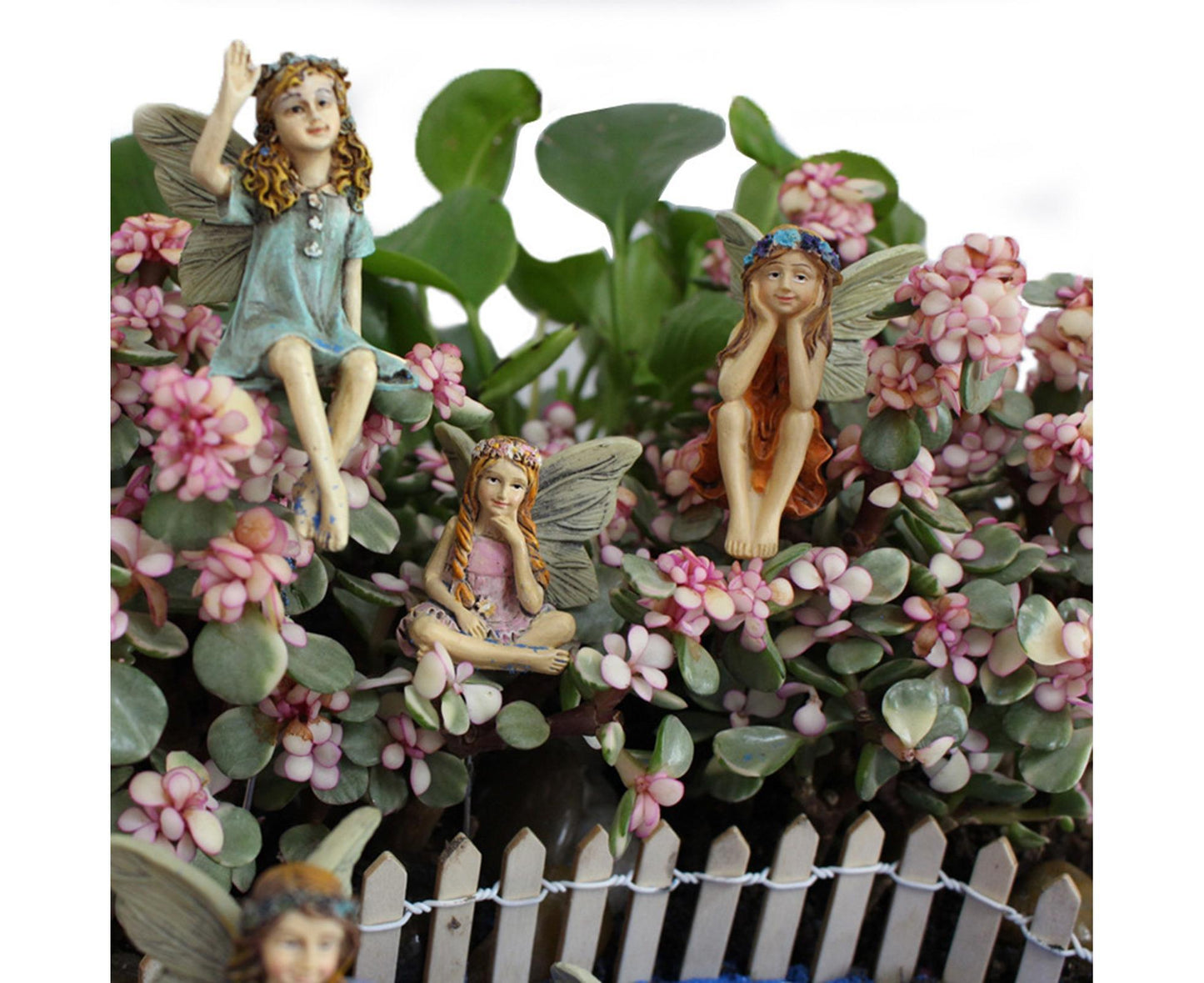 6Pcs Miniature Fairy Garden Figurines - 1 Set V1263-JX-937