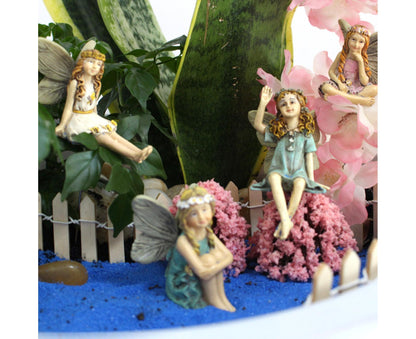 6Pcs Miniature Fairy Garden Figurines - 1 Set V1263-JX-937