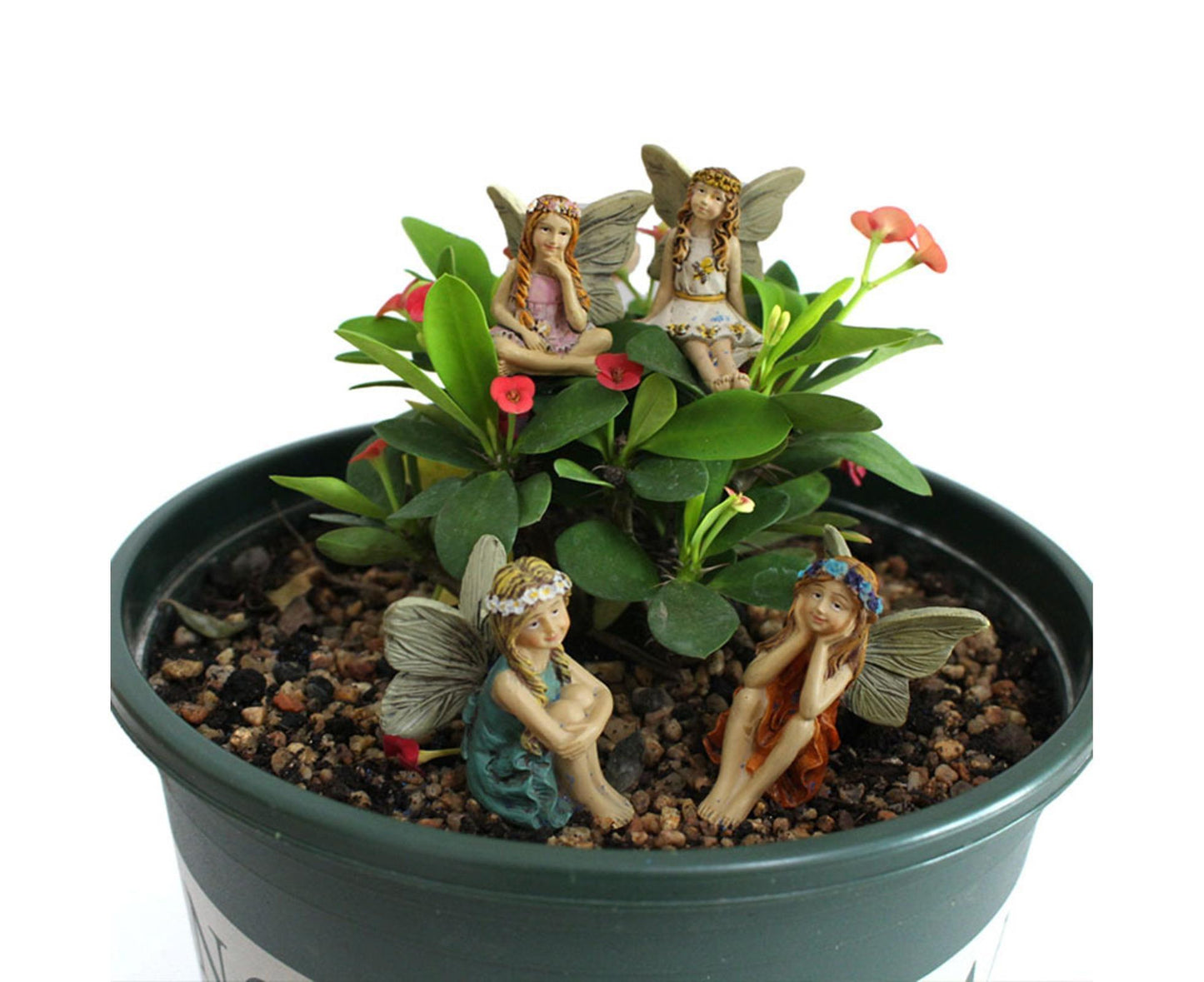 6Pcs Miniature Fairy Garden Figurines - 1 Set V1263-JX-937