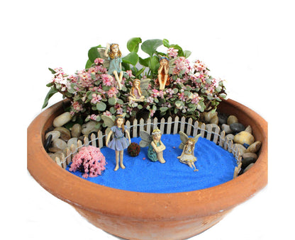 6Pcs Miniature Fairy Garden Figurines - 1 Set V1263-JX-937