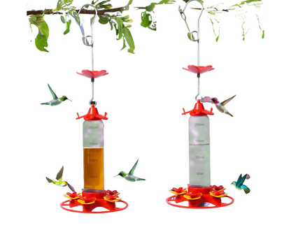 Hanging Feeder Hook Leakproof Hummingbird Feeder - Red V1263-JX-940