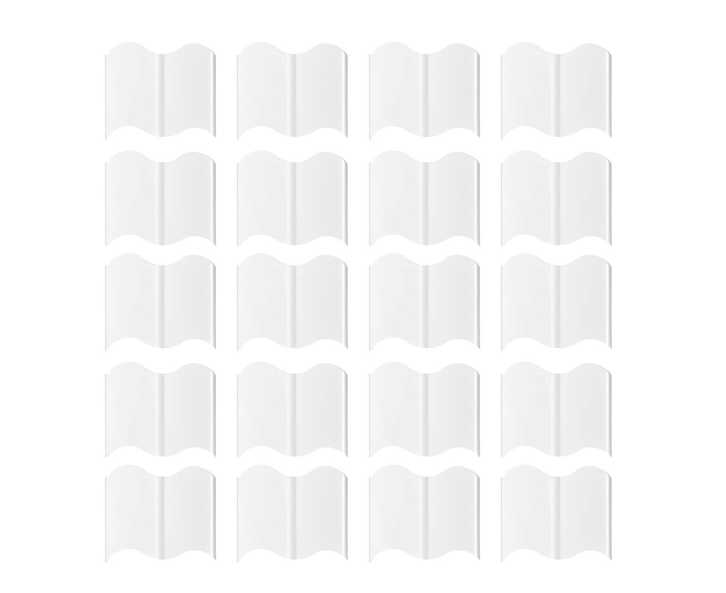 20Pcs Border Fence Walkway Landscape Edging - White V1263-JX-943